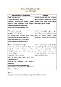 Sajak Senja Di Palang Besi