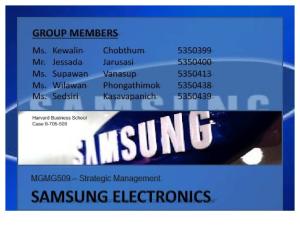 Samsung Operation Management