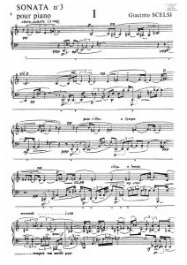 Scelsi, Giacinto. Scelsi - Sonata No 3
