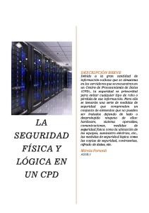 Seguridad Física y Lógica en Un CPD