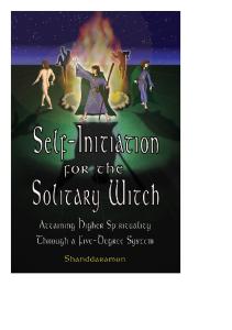 Self Initiation for the Solitary Witch