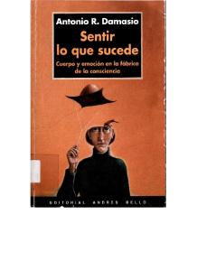 Sentir Lo Que Sucede_antonio_damasio