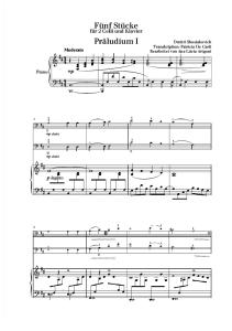 Shostakovich Prelude for 2 Cellos and Piano