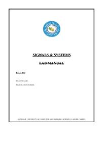 Signal Systems Lab Manual.pdf