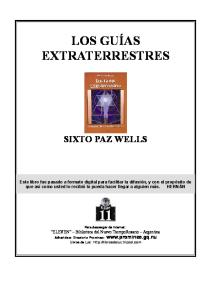 sixto paz wells - guias extraterrestres