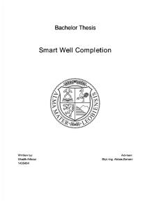 Smart Well Completion