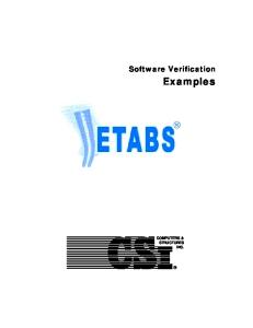 Software Verification Etabs