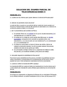 Solucion Del Examen Parcial de Telecomunicaciones 2