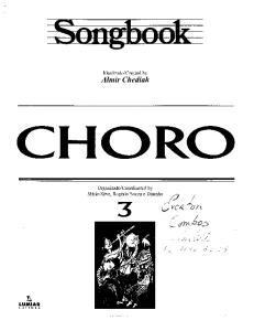 Songbook Choro - Vol 3