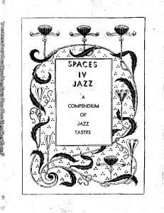 Spaces IV Jazz  - A Compendium of Jazz Tastes