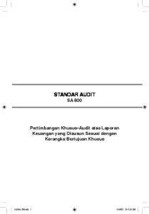 Standar Audit 800