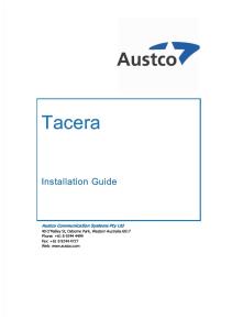 Tacera Installation Guide V2.6