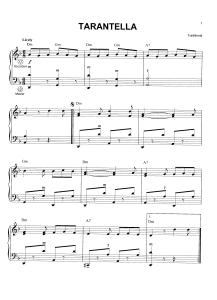 Tarantella, for accordion