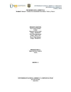 Tarea 3 - Analizar Las Comunidades Microbianas - Parte a y Parte b.