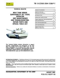 TB 9-2350-264-12&P-1 - M1A1 Abrams Tank Urban Survivability Kit ( TUSK)