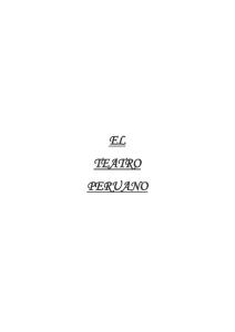 Teatro Peruano PDF