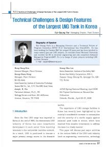 Technical Challenges & Design Features LNG Tank