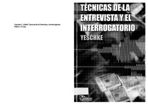 Técnicas de la entrevista y el interrogatorio - Yeschke.pdf
