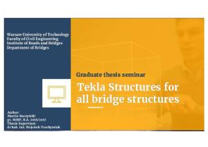 Tekla Structures for bridge