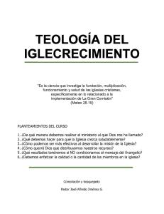 Teologia Del Iglecrecimiento (Alumno)
