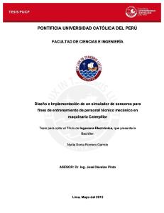Tesis DISEÑO IMPLEMENTACION SIMULADOR Caterpillar(Universidad Catolica)