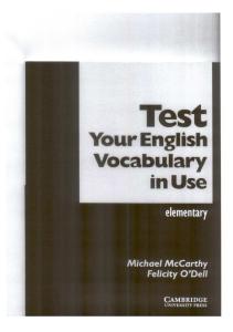 Test your english vocabulary in use - Elementary.pdf