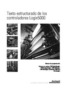 Texto Estructurado de Loscontroladores Logix5000