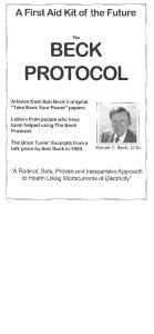 The Beck Protocol - Dr Bob Beck