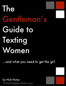 The Gentlemans Guide to Texting Women