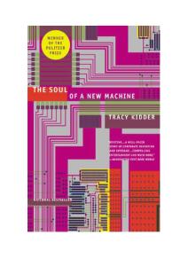 the Soul of a New Machine by Tracy Kidder (Download eBook PDF, Epub, Mobi, Mp3)