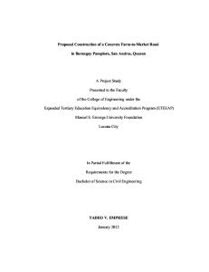 THESIS-EMPRESE Sustainable Rural Roads