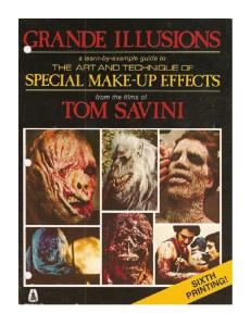 Tom Savini Grand Illusions Book