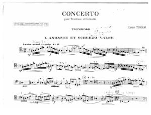 Tomasi Concerto Pour Trombone Et Orchestre Trombone