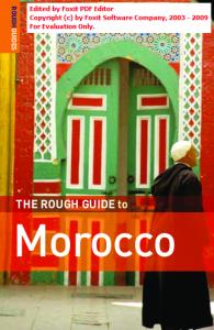 Tourists Guide to Morocco