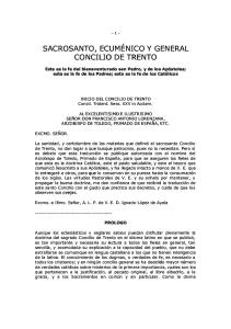 Trento - Documentos Del Concilio de Trento
