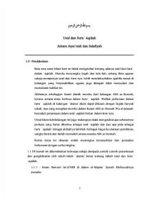 Usul Dan Furu Aqidah Antara Asyairah Dan Salafiyah PDF-2