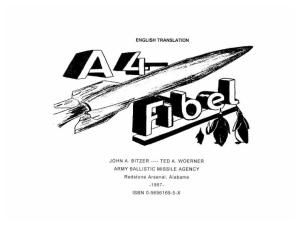 V-2 a-4 Rocket Operations Manual