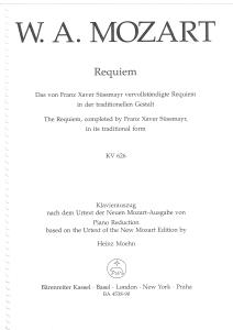 W.a.mozaRT Requiem KV626 Coro e Redução (Bärenreiter Urtext)