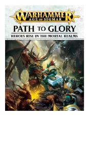 Warhammer - Age of Sigmar - Supplements - Path to Glory 2017