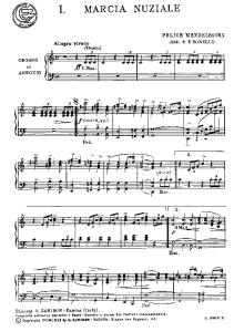 Wedding March - Mendelssohn - Piano