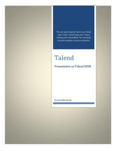 What is Talend MDM