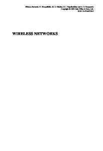 Wireless Networks - Nicopolitidis pdf