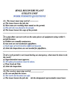Work Permit Questions