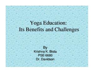 Yoga Education PPT Slides